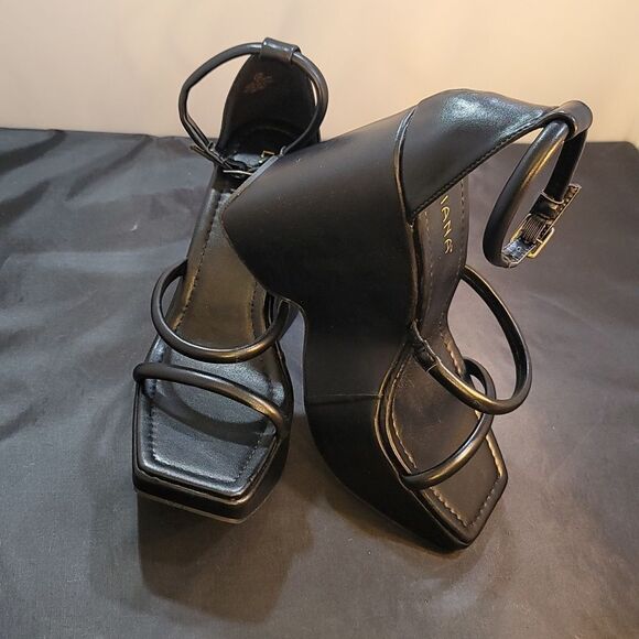 BRAND NEW LILIANA STRAPPY CAGED WEDGE HEELS SANDAL - Picture 12 of 16